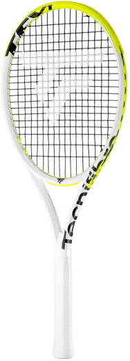 Tecnifibre Tennisschläger TF-X1 300 V2 100in/300g/Turnier 2024 weiss/gelb - unbesaitet -